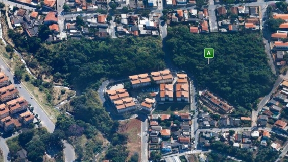 Área verde no Bairro Juliana - Imagem: Google