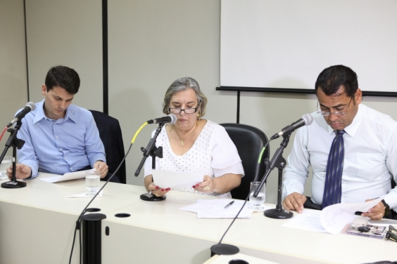 Participaram da reunião Elaine Matozinhos, Autair Gomes e Marcelo Aro (PHS). Foto: Mila Milowski