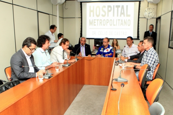 Comissão de Saúde discutiu custeio e prazos para ianuguração do Hospital Dr. Célio de Castro. Foto: Rafa Aguiar