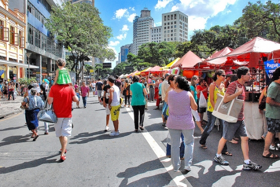 A tradicional Feira de Arte e Artesanato funciona desde 1969.