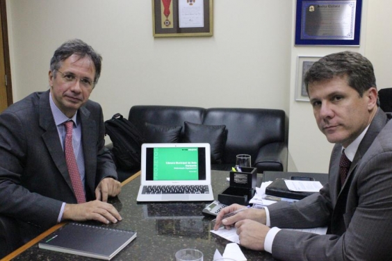 Ricardo Simonsen e Léo Burguês de Castro