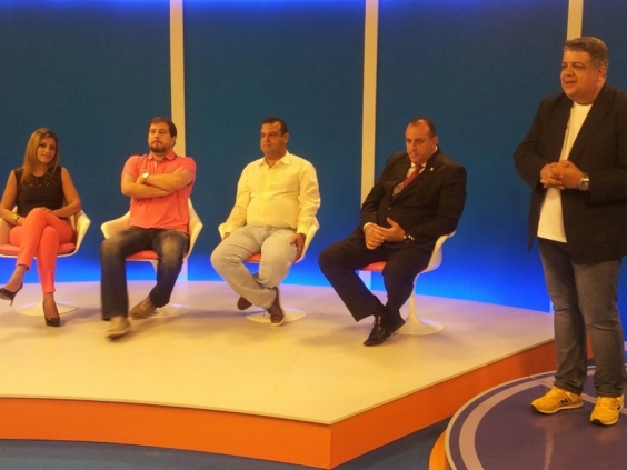 Presidente Wellington Magalhães concede entrevista a programa de TV - Foto: Divulgação CMBH