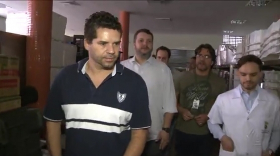 Vereadores vistoriam instalações do restaurante popular no Barreiro. Imagem: TV Câmara