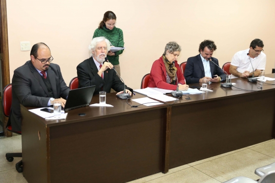 Vereadores em reunião da Comissão de Especial de Estudos sobre os impactos da Lei Kandir em BH