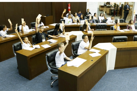 Vereadores Mirins, na penúltima Sessão Plenária, no mês de outubro, na CMBH