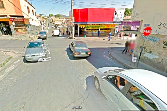 Cruzamento das ruas Porto Seguro e Estância, no Bairro Nova Vista