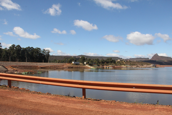 Mina do Pico - Barragem Maravilhas II, em Itabirito/MG, onde foi realizada visita técnica da CPI das Barragens, em 18/6