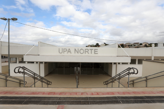 Foto da fachada da UPA Norte