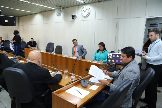 Imagem do Plenário Camil Caran onde ocorre a reunião 