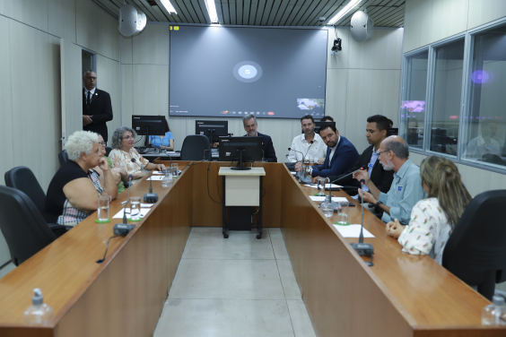 Imagem da mesa de reunião