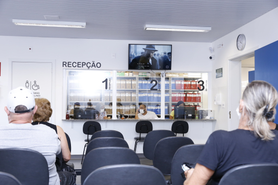 parte interna de centro de saúde