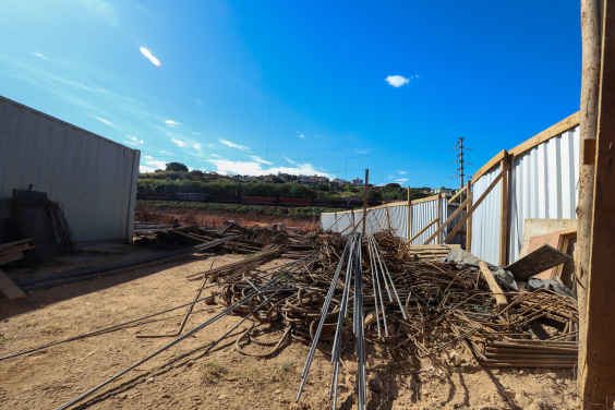 obra em andamento em belo horizonte
