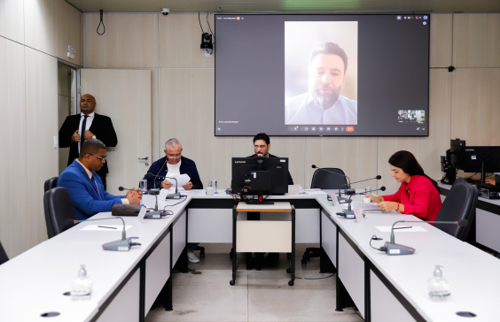parlamentares e participantes presentes em audiência pública na câmara municipal de bh