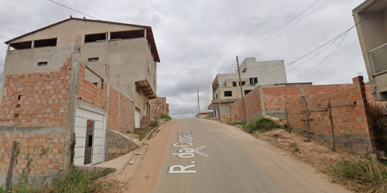 vista de rua e suas residências, no loteamento novo rumo em belo horizonte