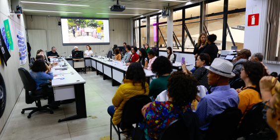 parlamentares e presentes em audiência pública na câmara de bh