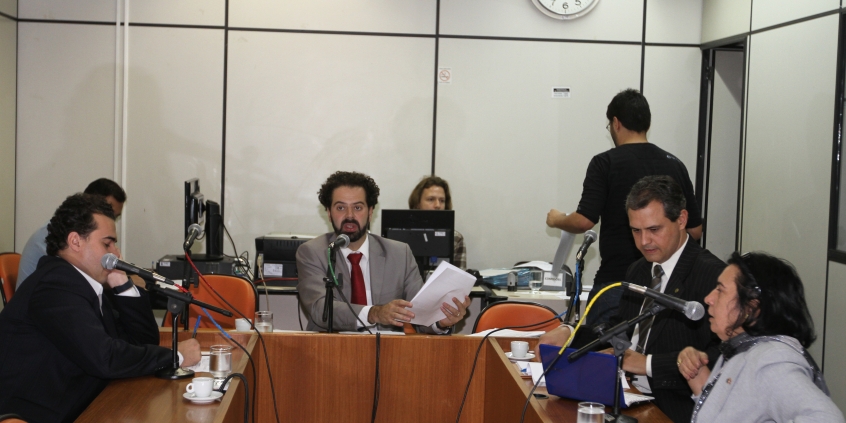 Reunião com Sérgio Fernando, Daniel Nepomuceno, Pablito e Elaine Matozinhos