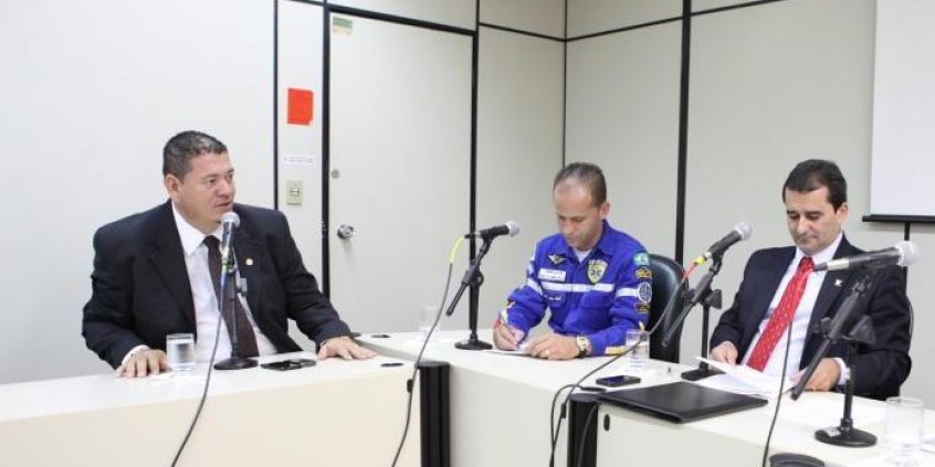 Vereador Sapão (à esq.) é o novo integrante da Comissão de Saúde e Saneamento