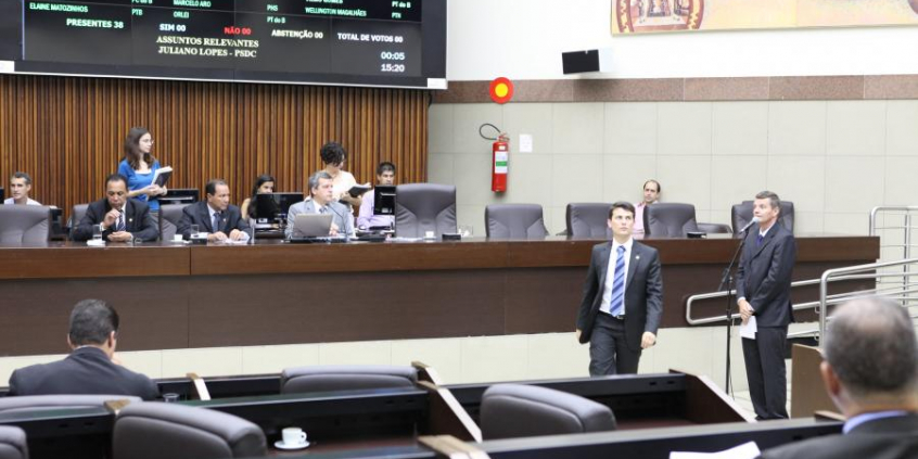 Parlamentares se pronunciaram novamente sobre as obras do BRT na plenária desta segunda-feira (18.2)