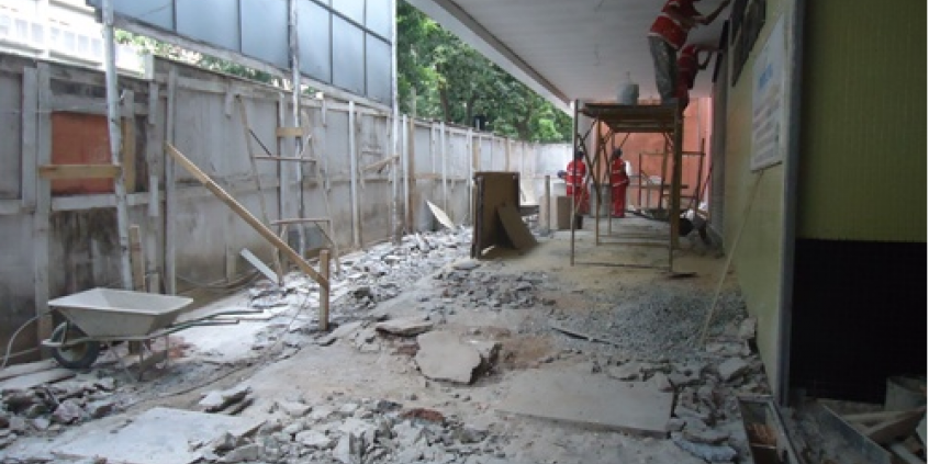 Comissão vai ao Restaurante Popular II averiguar andamento de reformas. Foto: Portal PBH