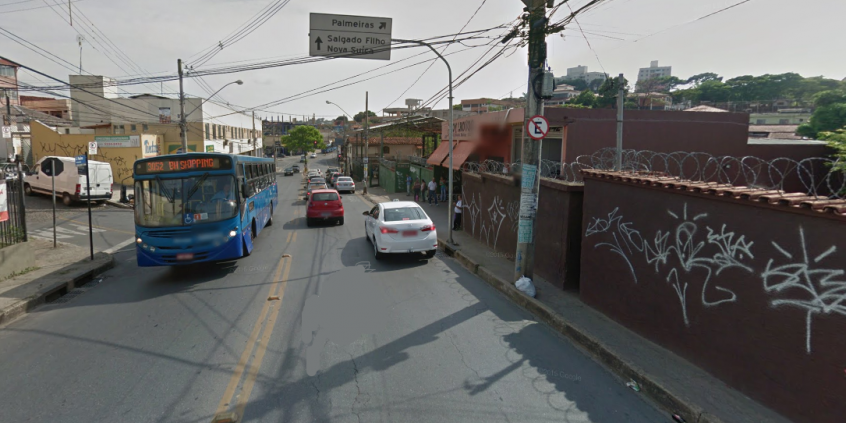 Rua Ursula Paulina, no bairro Betânia