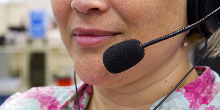 Profissional de atendimento telefônico