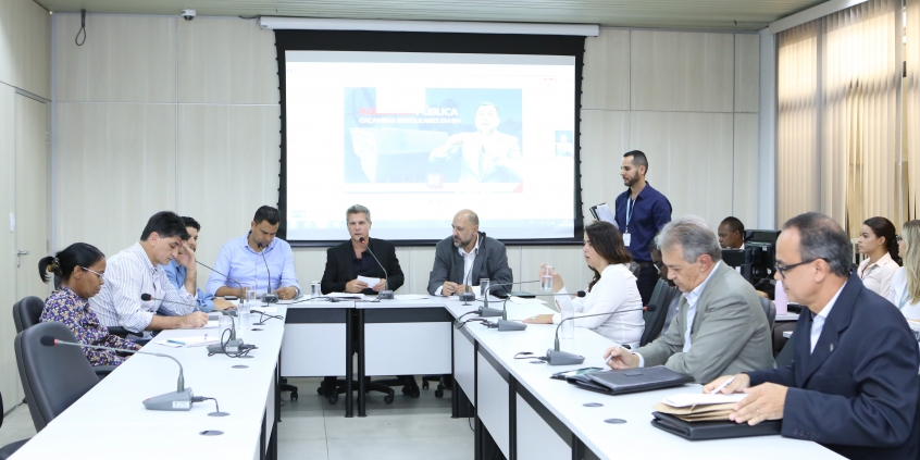 AUdiência pública da Comissão de Administração Pública debate a fiscalização das caçambas irregulares, em 26 de março de 2019
