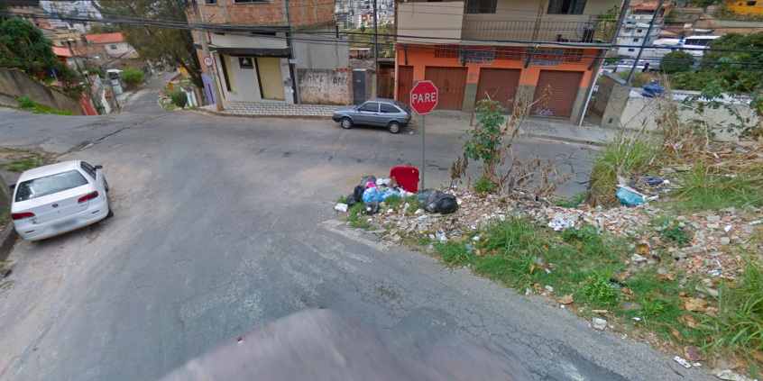 Rua Dr. Aristides de Pinho, esquina com Rua Silvio Guedes, no Bairro Palmeiras, Região Oeste