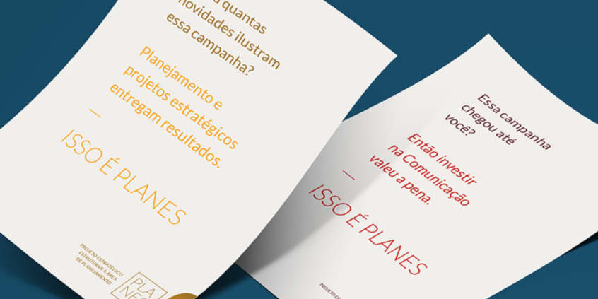 Material informativo do Planejamento Estratégico da Câmara