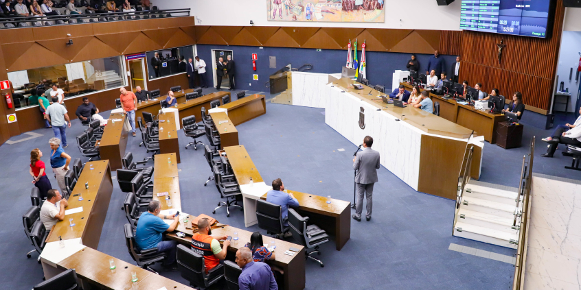 Vereadores no Plenário Amintas de Barros
