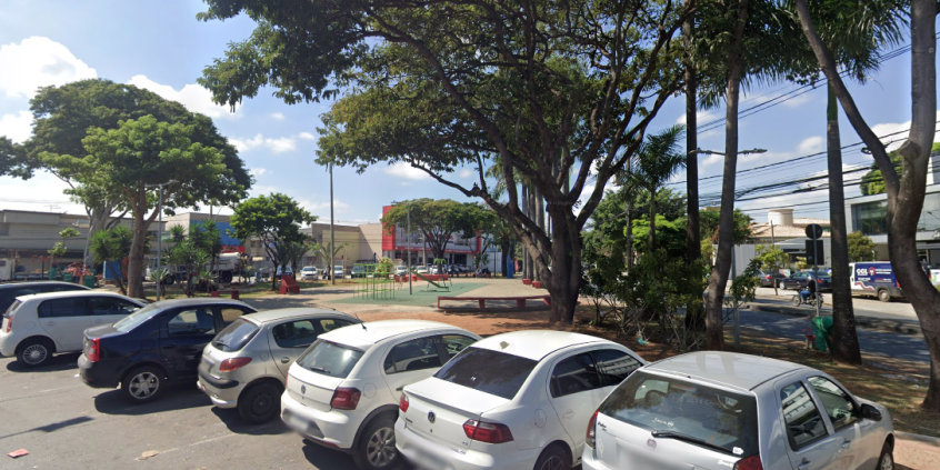vista da rua guarapari com avenida portugal, em belo horizonte