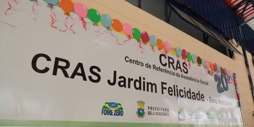 Imagem de Placa do CRas Jardim Felicidade