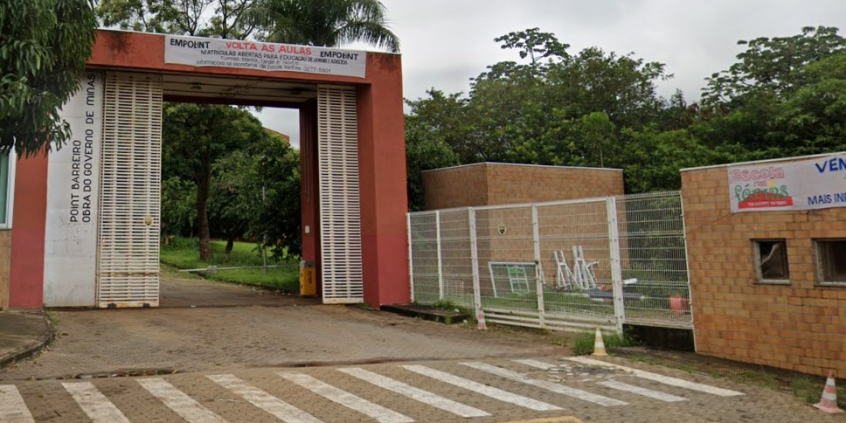 fachada de escola infantil do município