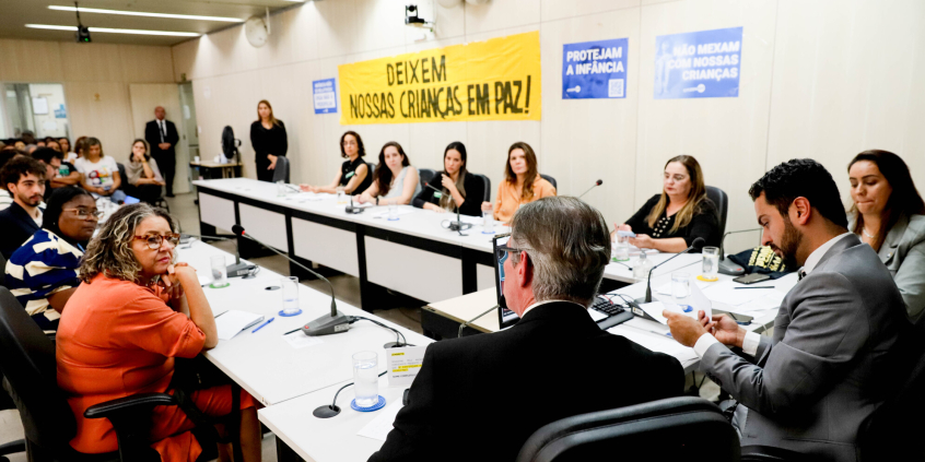 parlamentares e participantes presentes em audiência pública na câmara municipal de bh