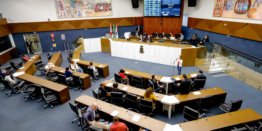 Vereadores no Plenário Amintas de Barros
