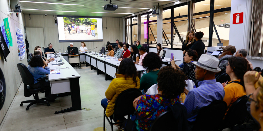 parlamentares e presentes em audiência pública na câmara de bh
