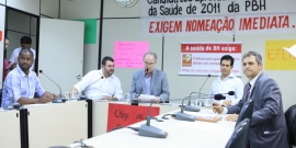 Vereadores em reunião da Comissão de Administração Pública - Foto: Bernardo Dias 