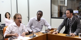 Ronaldo Gontijo, Pelé do Vôlei e Professor Wendel, juntamente com Arnaldo Godoy, aprovaram o pedido de diligência