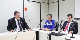 Vereador Sapão (à esq.) é o novo integrante da Comissão de Saúde e Saneamento
