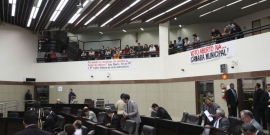 Voto secreto foi banido da Câmara de BH há um ano. A emenda foi aprovada em 3 de julho de 2012 e promulgada em 9/7.