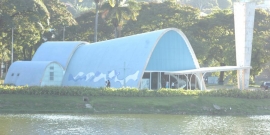 Igrejinha São Francisco, às margens da Lagoa da Pampulha
