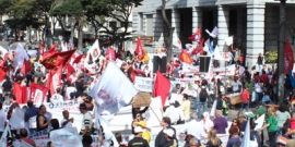 Servidores públicos municipais de Belo Horizonte estão mobilizados em prol do reajuste (Foto: Portal Minas Livre)