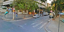 Um dos trechos a serem vistoriados pela Comissão, na esquina da Rua Vitório Magnavacca com Avenida Mário Werneck, no Bairro Buritis