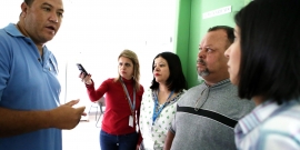 Vereador Edmar Branco, gestores e comunidade, em visita técnica ao Centro de Saúde Capitão Eduardo