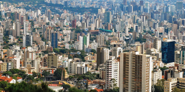 Vista panorâmica de Belo Horizonte.