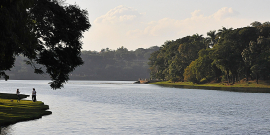 Lagoa da Pampulha, durante o dia
