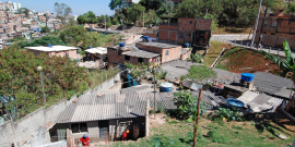 Imagem aérea da vila Fazendinha