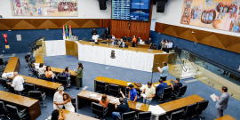 Vereadores no Plenário Amintas de Barros