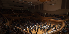 exibição dos músicos da Filarmônica de Minas Gerais