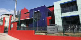 fachada de escola infantil do município