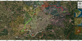 mapa do traçado do projeto do rodoanel metropolitano de bh